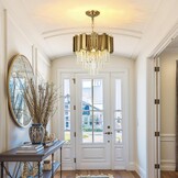 Gouden Kristallen Kroonluchter 40cm - 34% Korting!