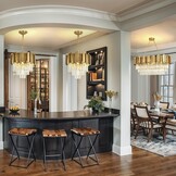 Gouden Kristallen Kroonluchter 40cm - 34% Korting!