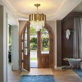 Gouden Kristallen Kroonluchter 40cm - 34% Korting!