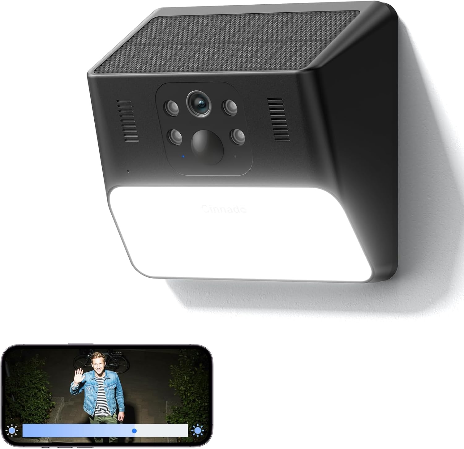 Cinnado 2K Zonnebewakingscamera - Draadloze Buitencamera (29% Korting)