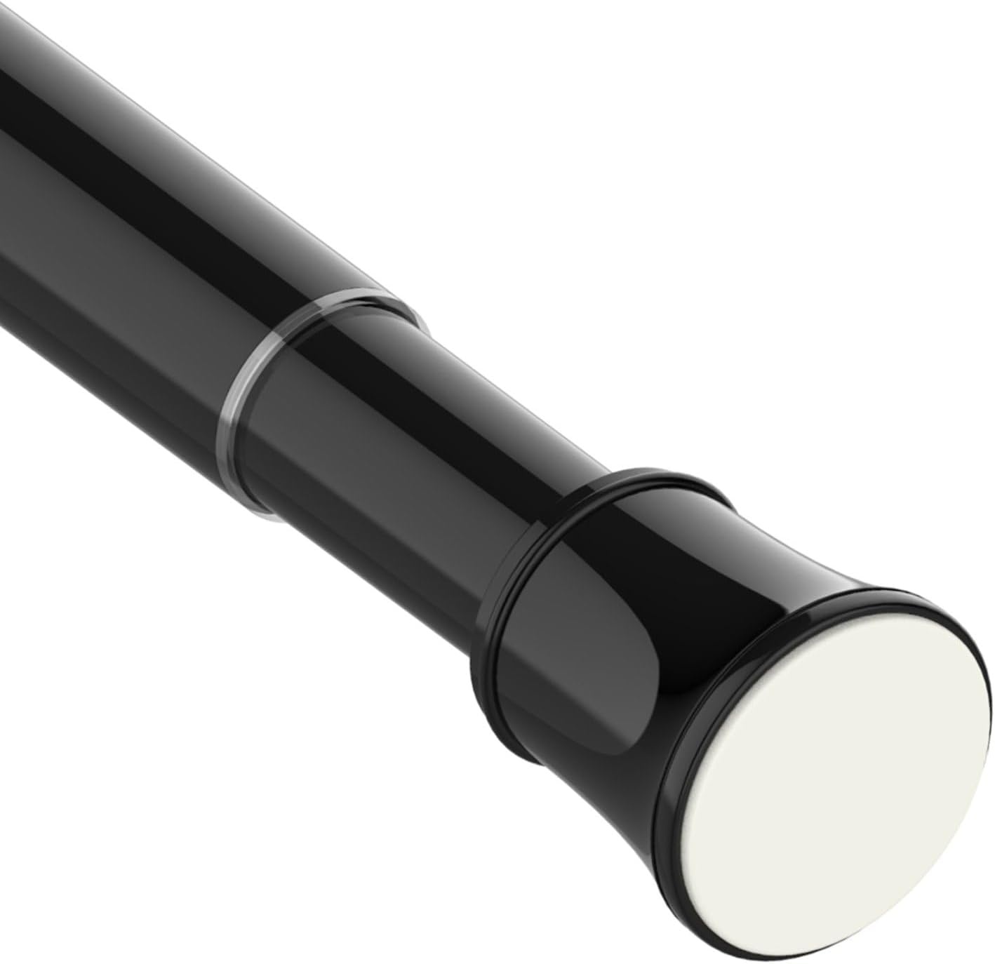 2x Uitschuifbare Gordijnroede Zwart (110-200cm) - 33% Korting