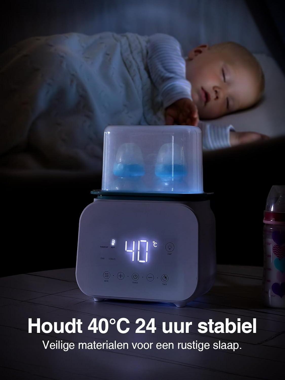 8-in-1 Baby Flessenwarmer: 34% Korting