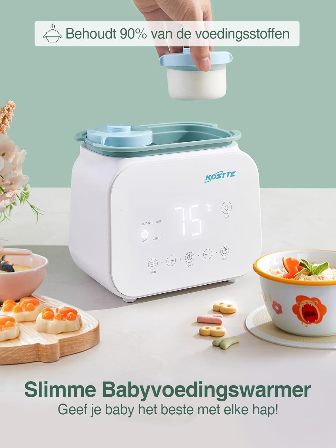 8-in-1 Baby Flessenwarmer: 34% Korting