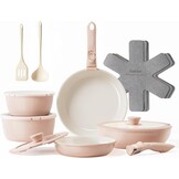 Redchef Keramische Pannenset Roze 16-delig - 34% Korting!