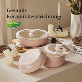 Redchef Keramische Pannenset Roze 16-delig - 34% Korting!