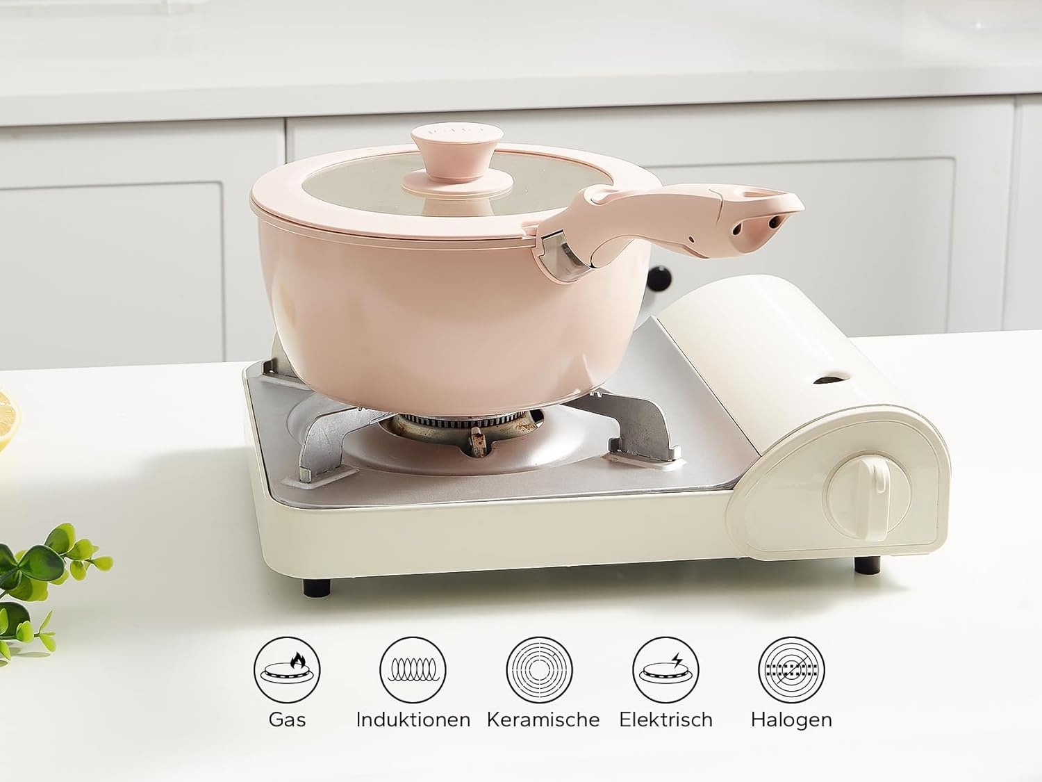 Redchef Keramische Pannenset Roze 16-delig - 34% Korting!