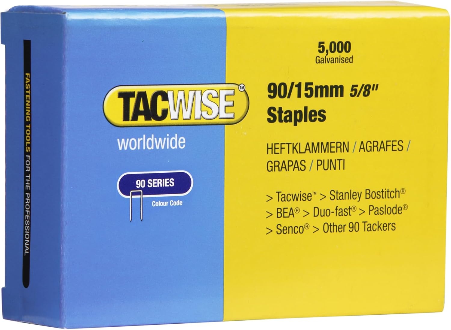 Tacwise 0306 Nieten 90/15mm Verzinkt - 26% Korting