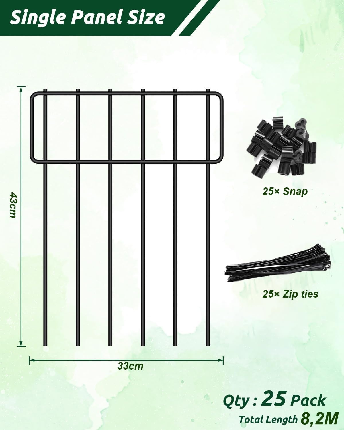 Decoratief Tuinhek (25 Stuks) - 34% Korting!