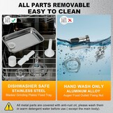 Anatole Elektrische Vleesmolen 1300W - 35% Korting