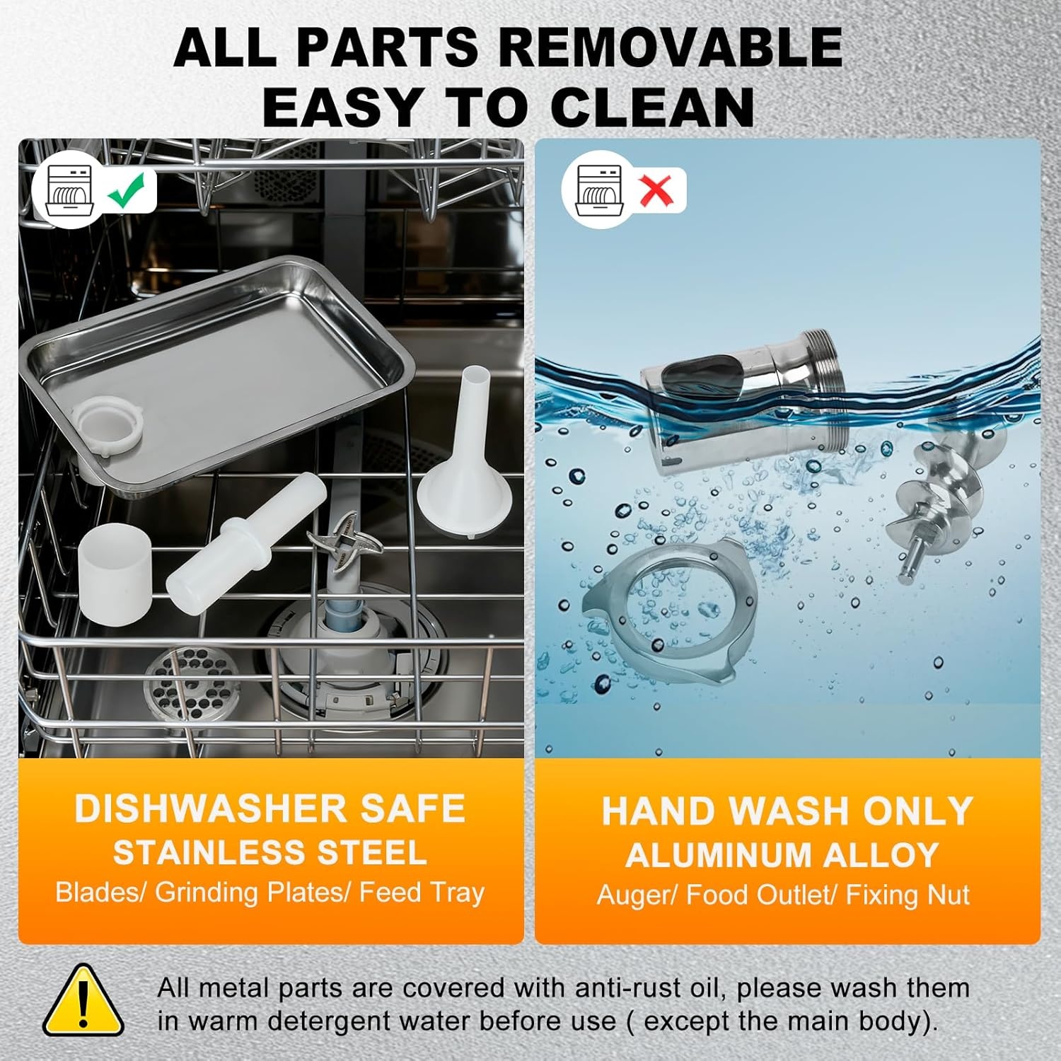 Anatole Elektrische Vleesmolen 1300W - 35% Korting