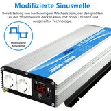 Giandel 3000W Omvormer 12V naar 230V - 35% Korting