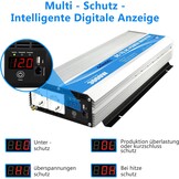 Giandel 3000W Omvormer 12V naar 230V - 35% Korting