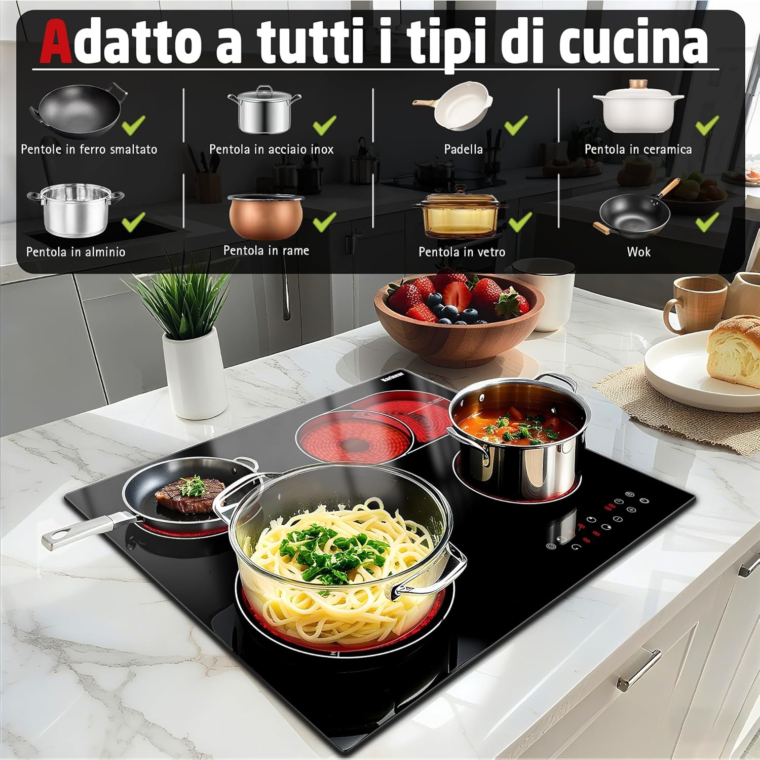 Karinear Keramische Kookplaat - 34% Korting!