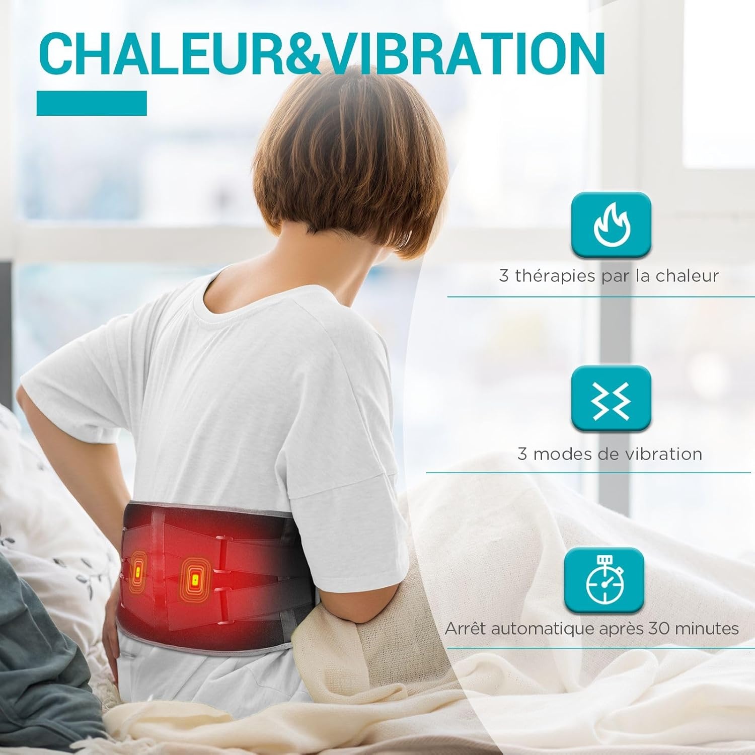 Comfytemp Verwarmde Lumbale Band - 35% Korting!