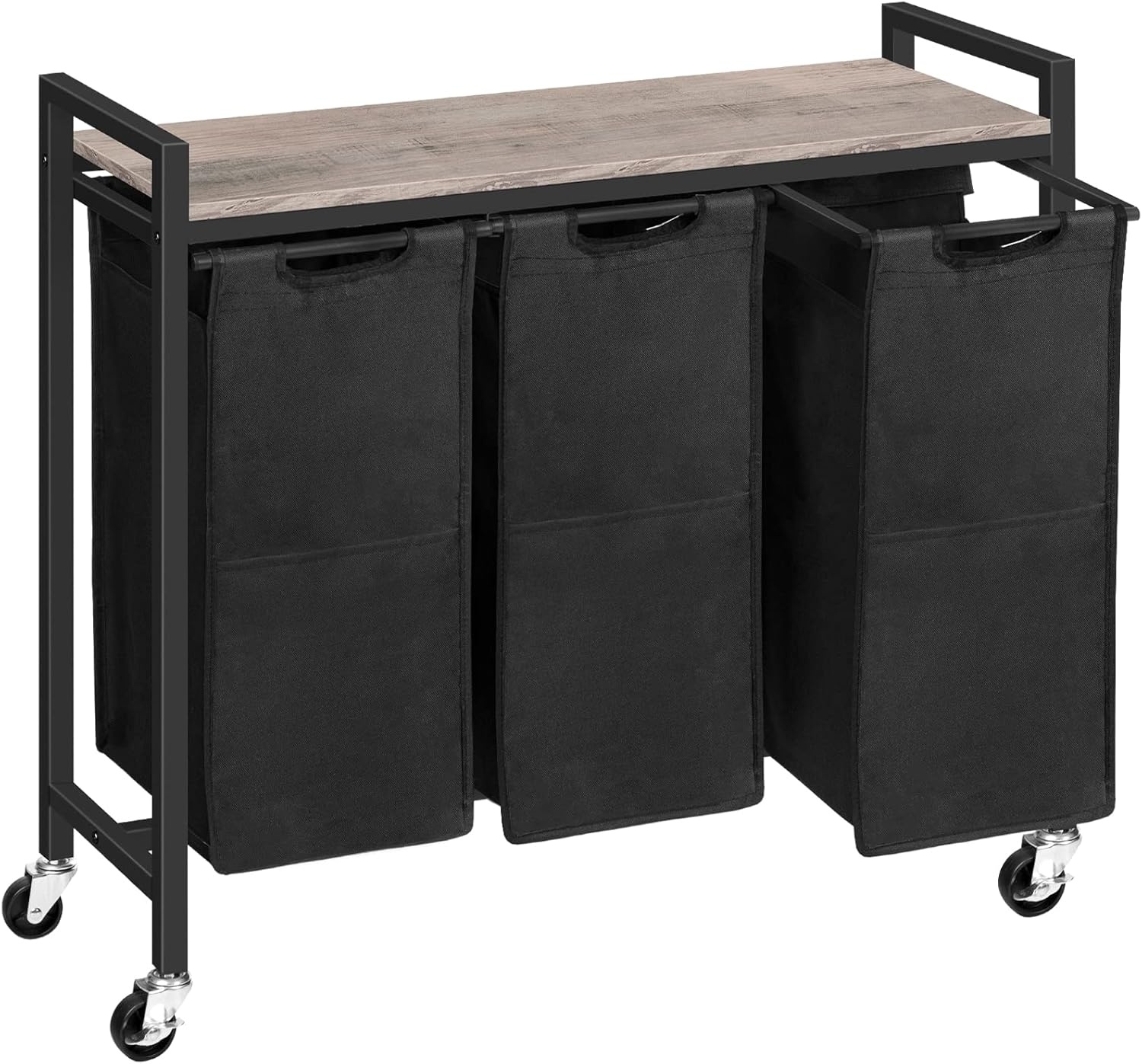 HOOBRO Wasmand met Plank & 3 Zakken - 34% Korting