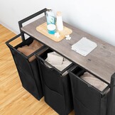 HOOBRO Wasmand met Plank & 3 Zakken - 34% Korting