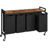 HOOBRO Wasmand met Plank & 3 Zakken - 34% Korting