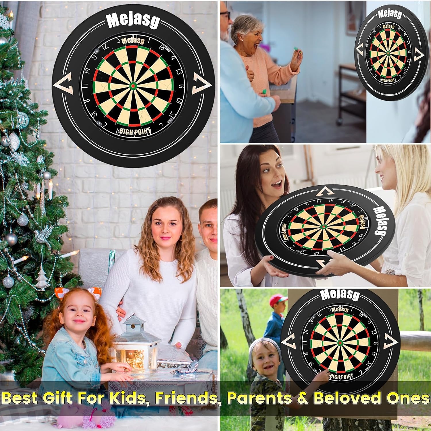 Professioneel Dartbord Sisal 29% Korting - Incl. Surround & 6 Darts