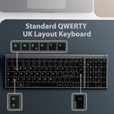 iClever Draadloos Toetsenbord & Muis: Oplaadbaar, Ergonomisch (29% Korting!)