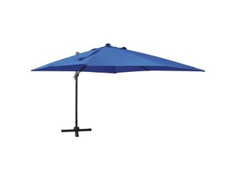 Zweefparasol azuurblauw 300 cm | 35% Korting