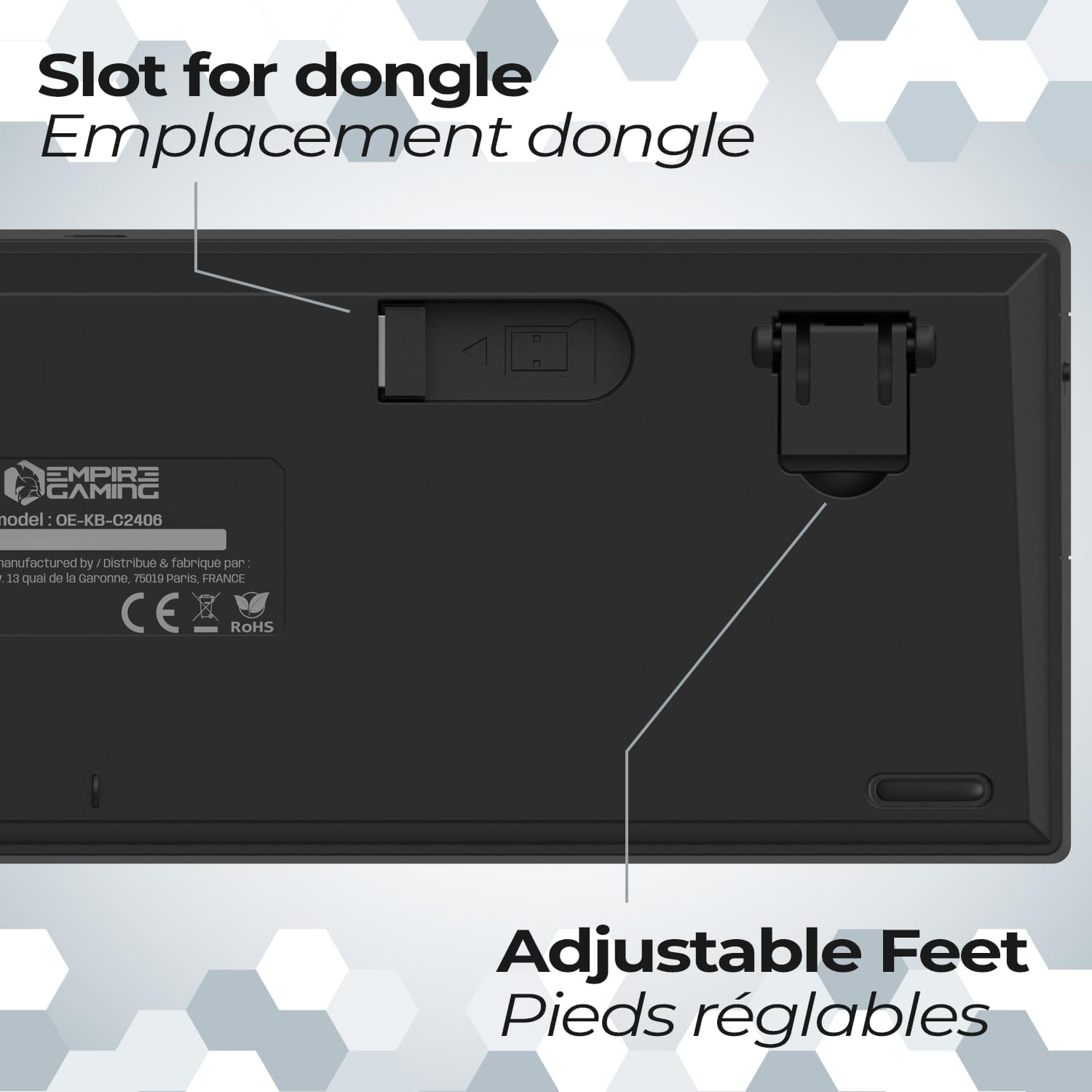 Empire K246 TKL Gaming Toetsenbord - 29% Korting