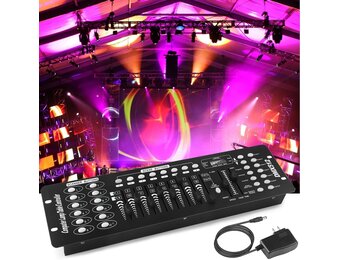 U`king DMX512 Lichtcontroller Console 192 Kanalen - DJ Disco Stage Verlichting