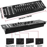 U`king DMX512 Lichtcontroller Console 192 Kanalen - DJ Disco Stage Verlichting