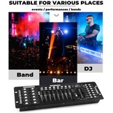 U`king DMX512 Lichtcontroller Console 192 Kanalen - DJ Disco Stage Verlichting