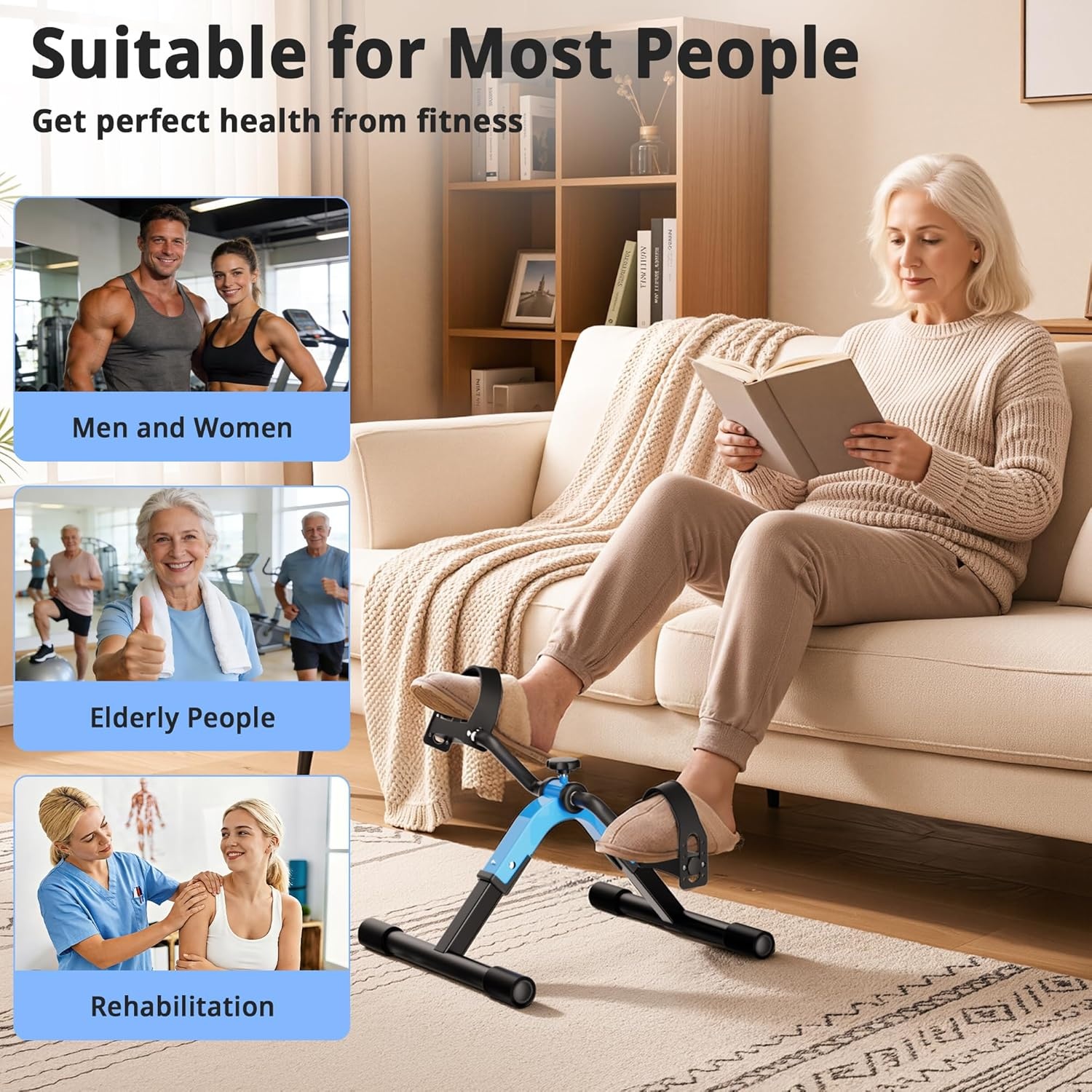 Mini Hometrainer - Been & Arm Oefenfiets (57% Korting)