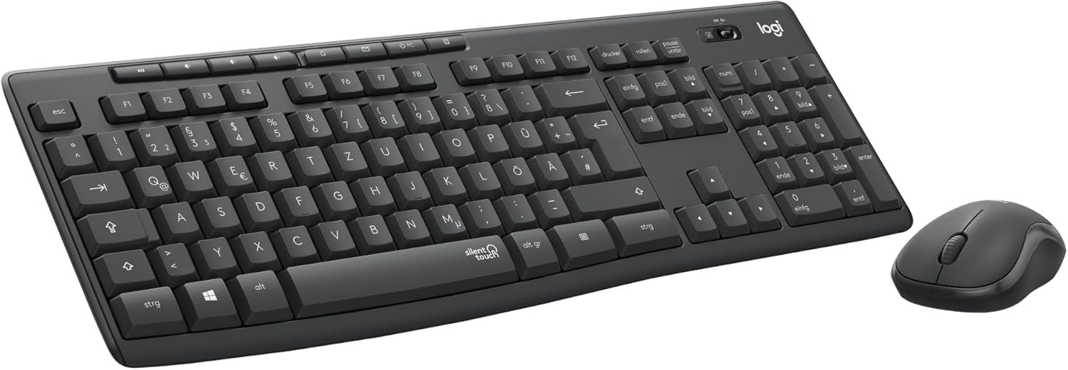 Logitech MK270 Draadloos Toetsenbord & Muis (QWERTZ) - 29% Korting