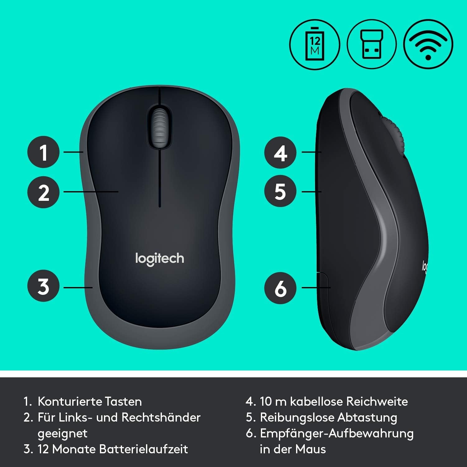 Logitech MK270 Draadloos Toetsenbord & Muis (QWERTZ) - 29% Korting