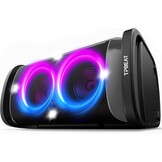 TPBEAT Bluetooth luidspreker, groot, partybox, 160 W powerful, luid geluid, diepe bas, muziekbox, bluetooth, groot met led-lichtshow, snel opladen, 15 uur accu, TF, AUX, EQ, voor feestjes, backyard