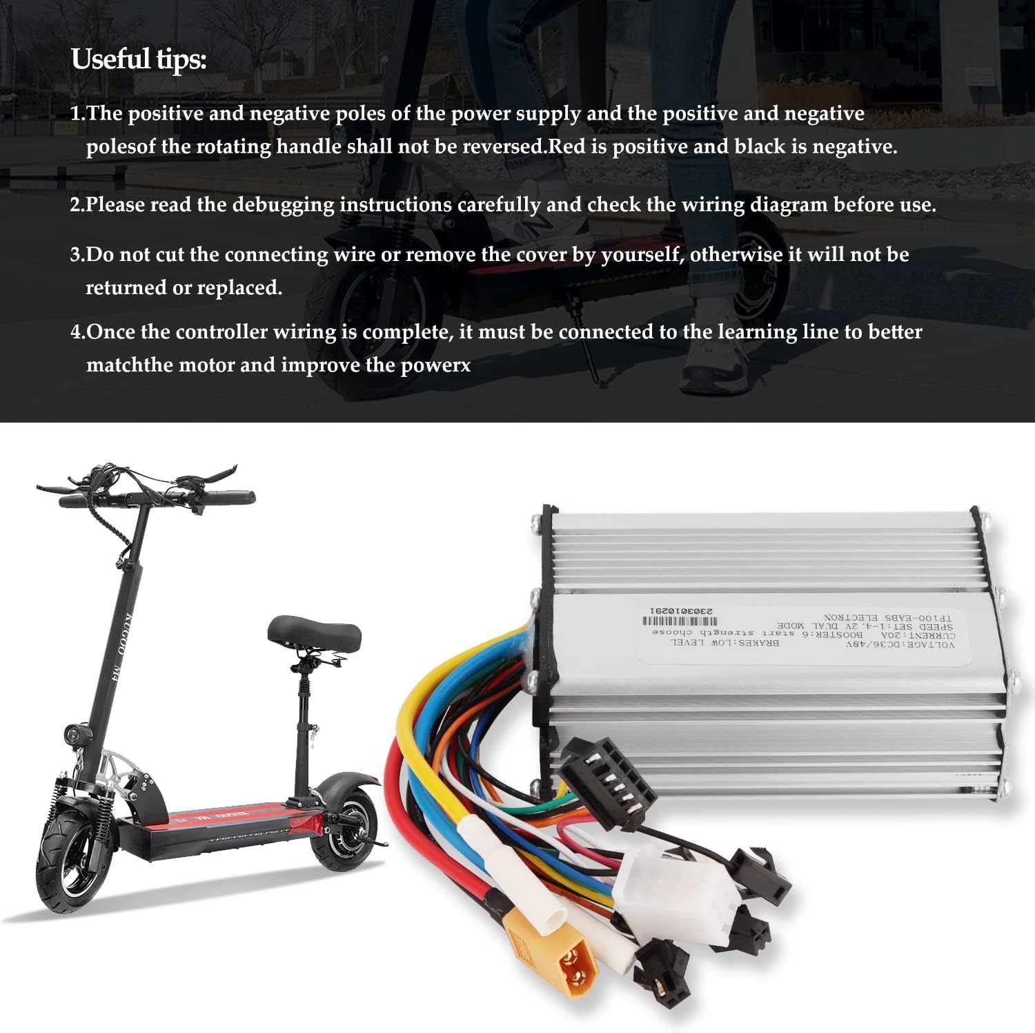 Scooter Controller 48V 20A Kugoo M4/M4 PRO - 33% Korting