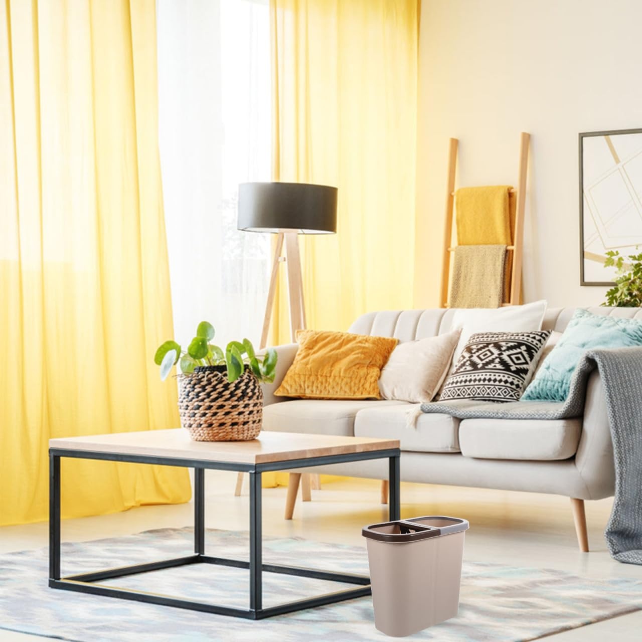 Dubbelzijdige Prullenbak Kantoor - 31% Korting!