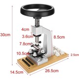 Horlogekastopener met 6 stempels - 34% Korting