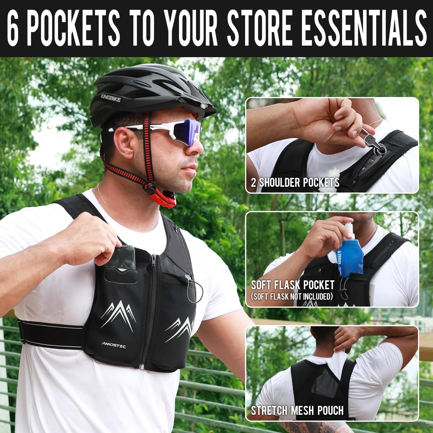 REVALI Hardloopvest met Telefoonhouder - 28% Korting