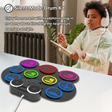 Elektronisch Drumstel Kinderen (29% Korting) - Bluetooth/Koptelefoon