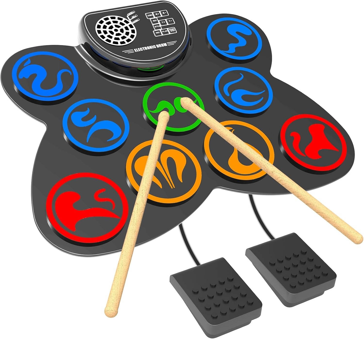 Elektronisch Drumstel Kinderen (29% Korting) - Bluetooth/Koptelefoon