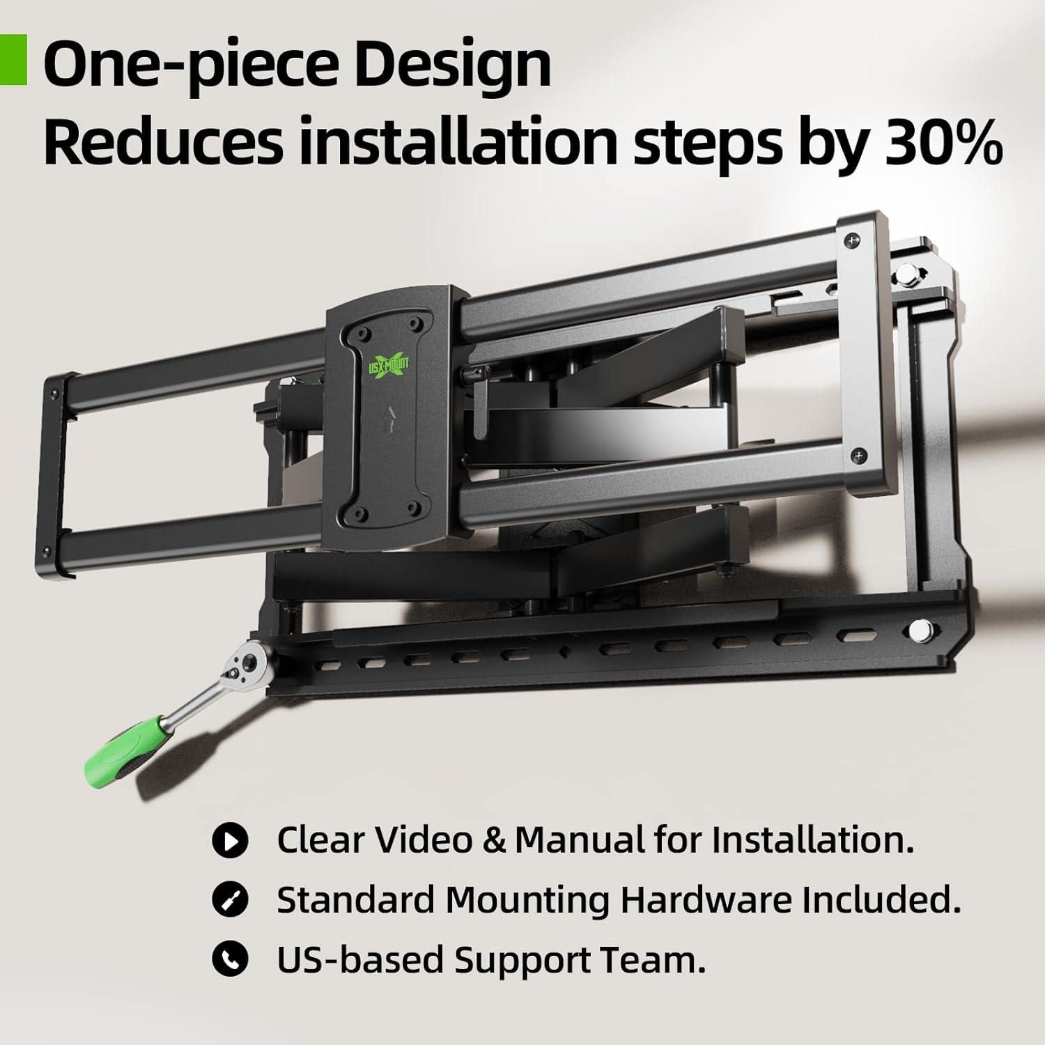 USX-MOUNT TV Muurbeugel Zwenkbaar/Kantelbaar - 34% Korting
