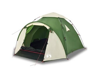 vidaXL 3-persoons Koepeltent Groen - 34% Korting