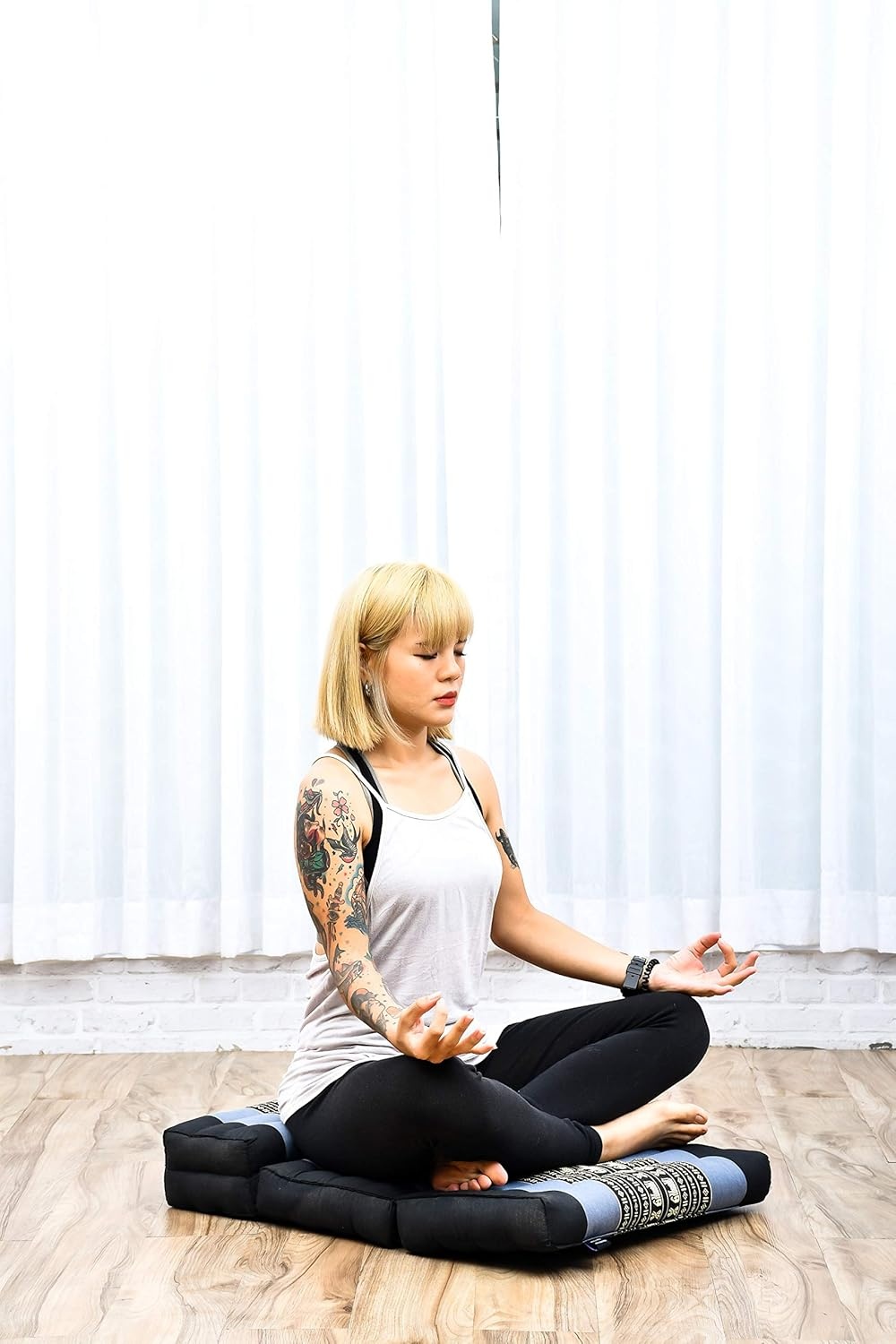 Leewadee Opvouwbare Meditatie Mat: 2-in-1 Yoga & Ontspanning (29% Korting)