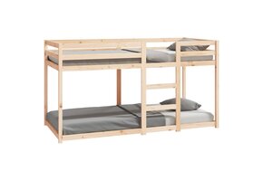 vidaXL Stapelbedframe Grenenhout (90x200cm) - 35% Korting