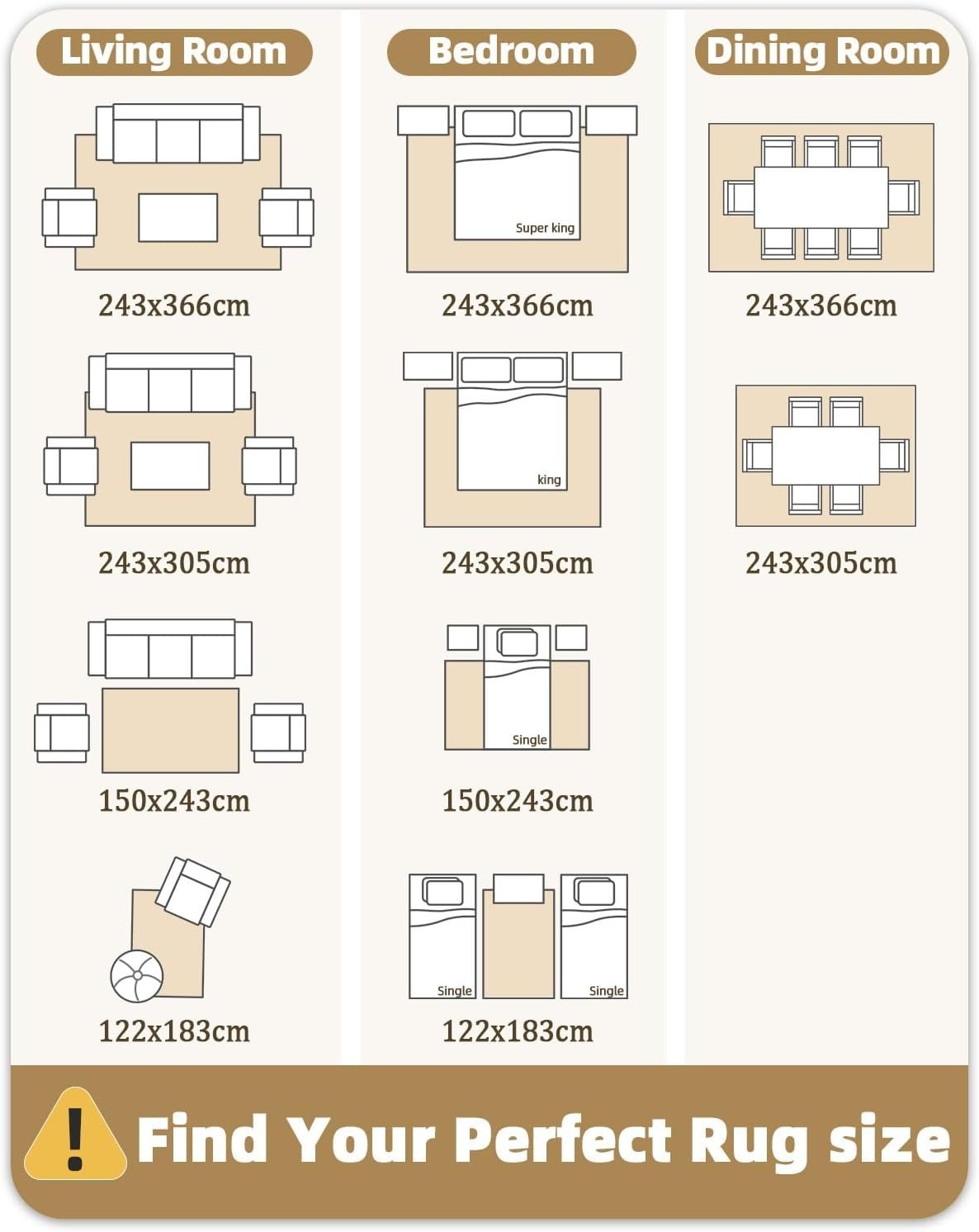 Color&G XL Tapijt Bruin 243x305cm - 30% Korting