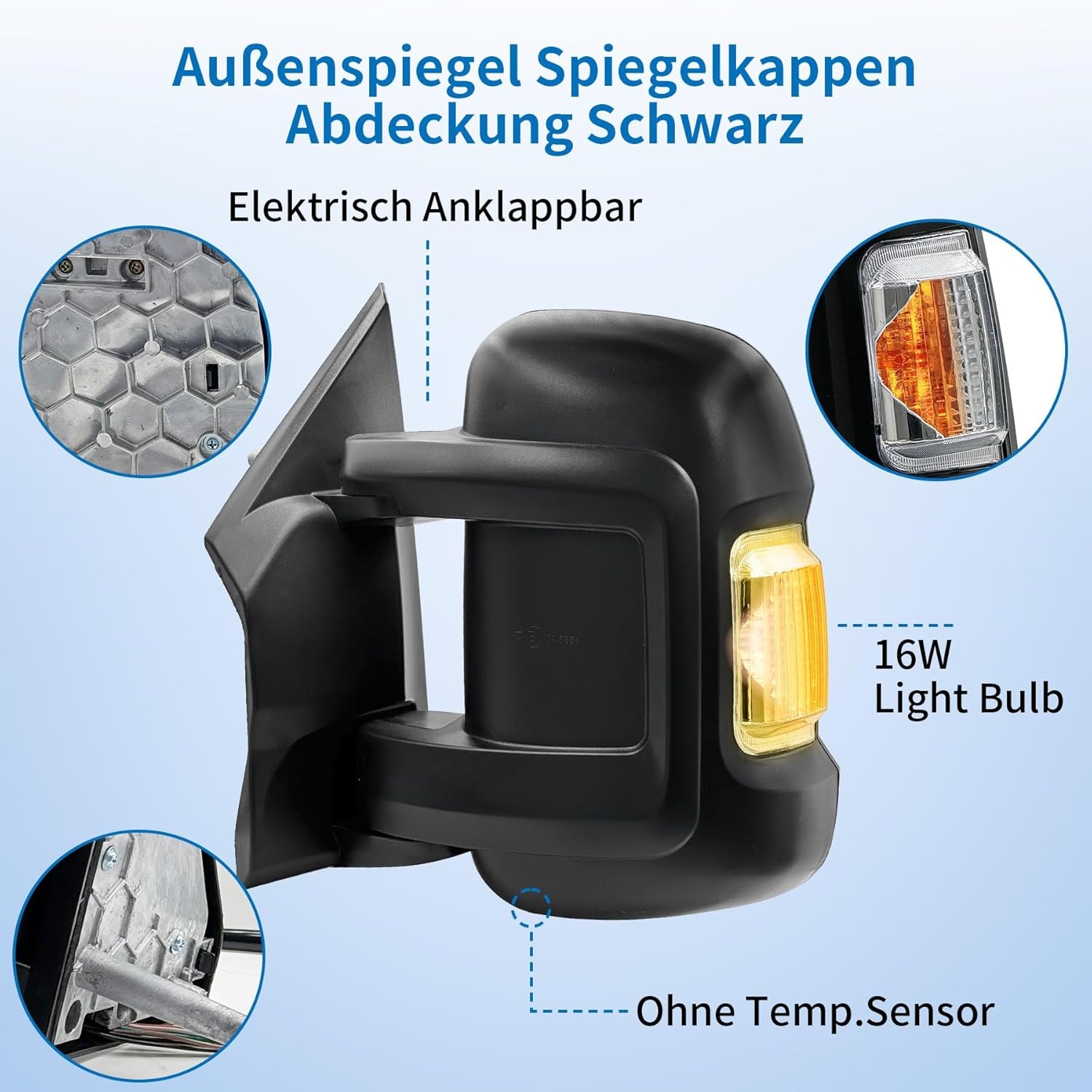 Buitenspiegel Links Ducato/Boxer/Jumper (2006-2023) - 35% Korting!