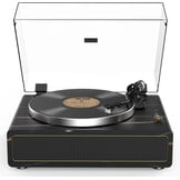 Retrolife Platenspeler 35% Korting - Geel-Bruin