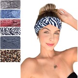 6x Sport Haarband Dames - Yoga & Fitness - 28% Korting!