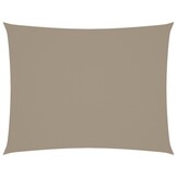 vidaXL Zonnescherm Rechthoekig 4x5m Taupe - 34% Korting!