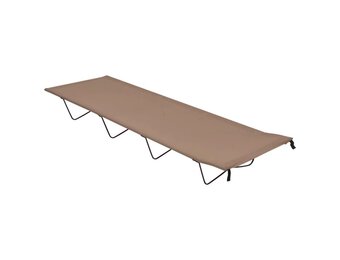VidaXL Campingbed Taupe - 33% Korting!
