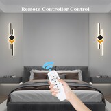 Dimbare LED Wandlamp Zwart 65cm - 29% Korting