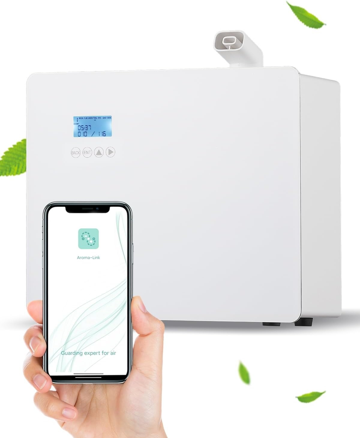 Mxmoonant Geur Diffuser - Wandmontage, 1000ml, App-Bediening, 55% Korting